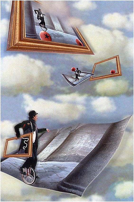 Giulio Montini "Omaggio a Magritte 4" - Pixel d'Oro