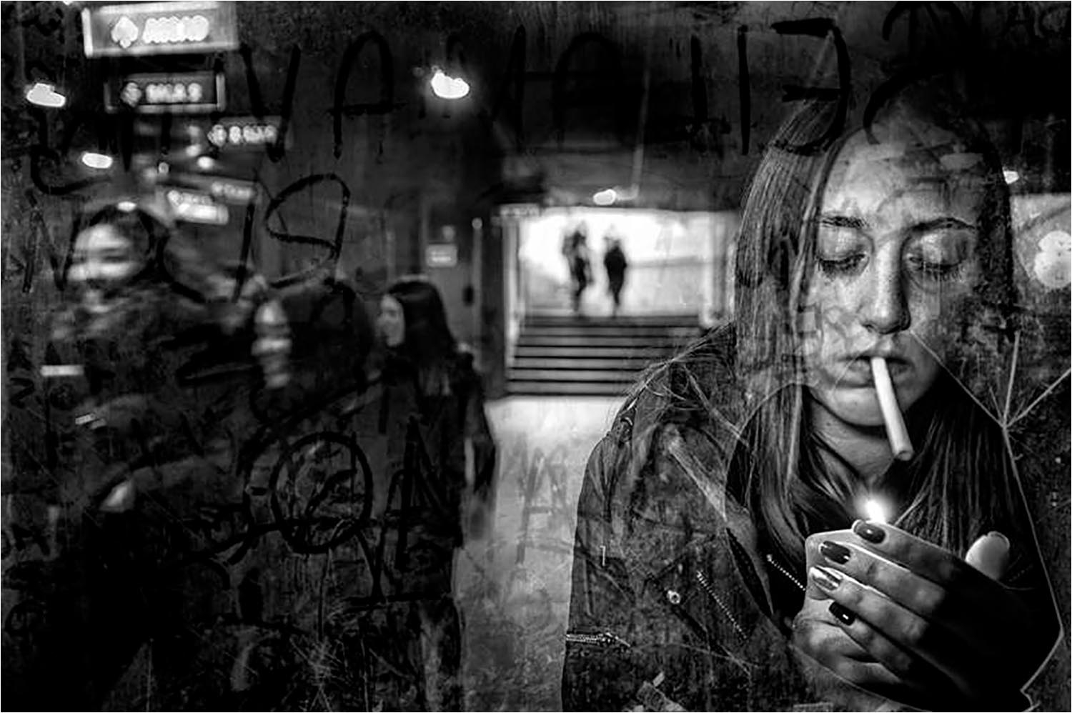 Falsetto Massimiliano "Smoking in the subway"